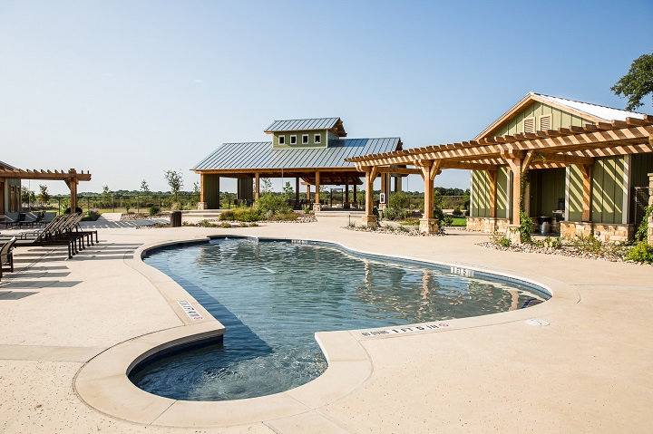 The Crossvine Amenity Center Pool